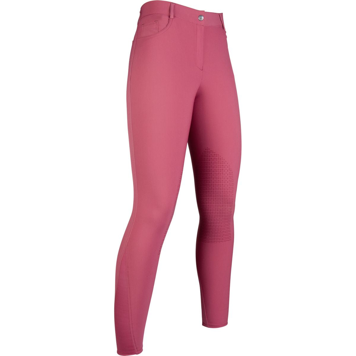 HKM Pantalon d'Équitation Sunshine Silicone Genouillères Kids Rouge