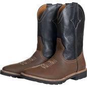 HKM Bottes Western Soapestone Marron