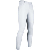 HKM Pantalon d'Équitation Sunshine Competition Silicone Genouillères Blanc