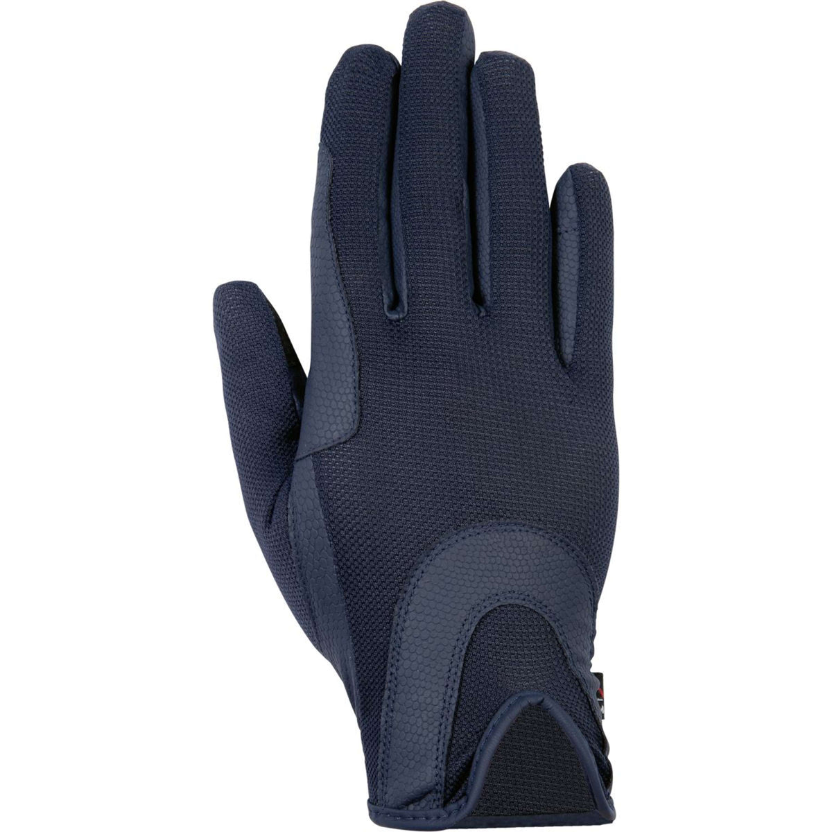 HKM Gants d'Équitation Grip Mesh Bleu Foncé