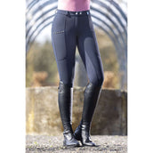 HKM Pantalon d'Équitation Monaco Full Grip Winter Bleu Foncé