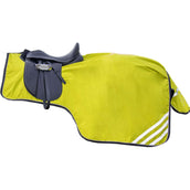 HKM Couvre-reins Reflective avec Doublure Fleece Néon Jaune