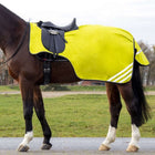 HKM Couvre-reins Reflective avec Doublure Fleece Néon Jaune