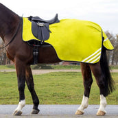 HKM Couvre-reins Reflective avec Doublure Fleece Néon Jaune