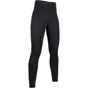 HKM Legging d'Équitation Cosy Full Grip Noir