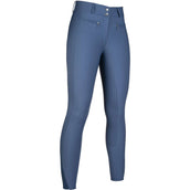 HKM Pantalon d'Équitation Liv High Waist Silicon Full Grip Bleu Fumée