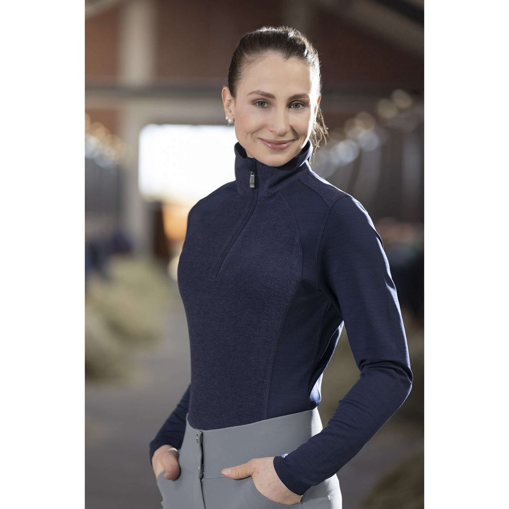 HKM Chemise Fonctionnelle Duo Bleu Foncé