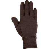 HKM Gants d'Équitation Polar Fleece Doublure Marron foncé