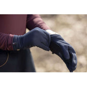 HKM Gants d'Équitation Polar Fleece Doublure Bleu Foncé