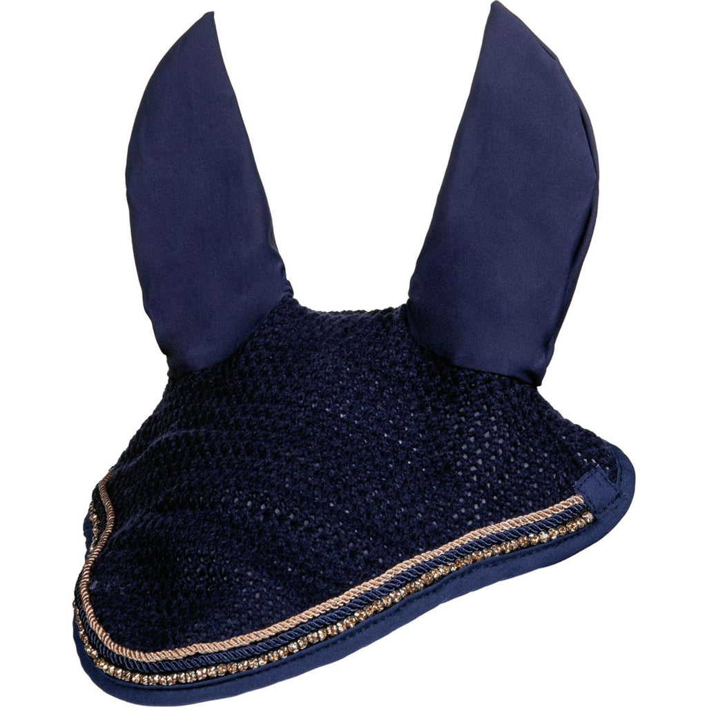 HKM Bonnet Anti-Mouches Rosegold Glamour Bleu foncé/RoseOr