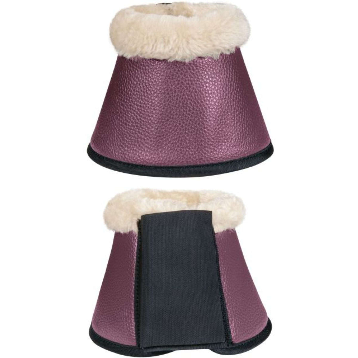 HKM Cloches d'Obstacles Comfort Premium Fur Vin rouge