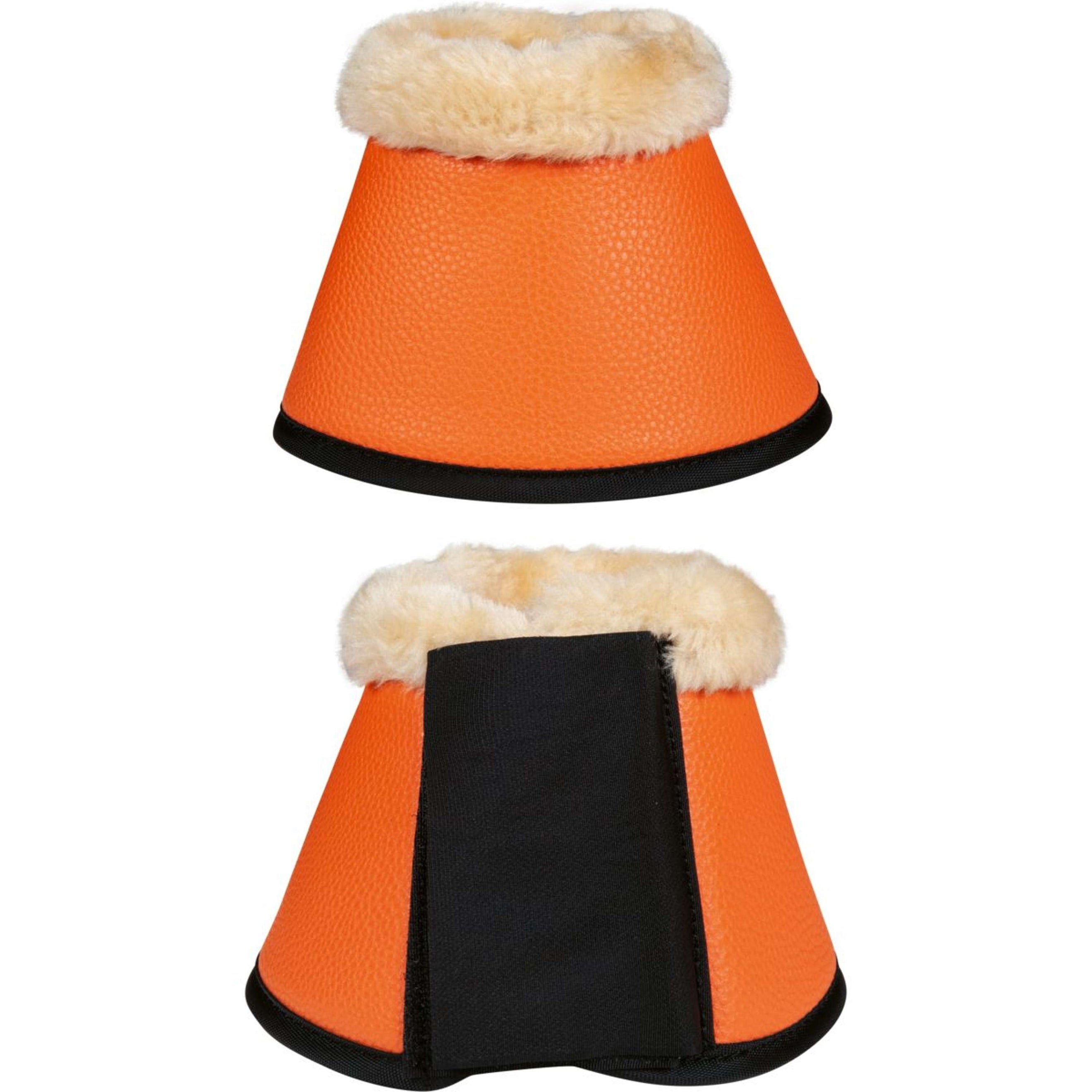 HKM Cloches d'Obstacles Comfort Premium Fur Orange