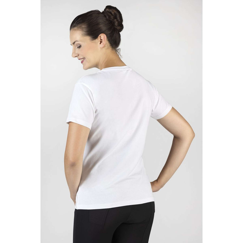 HKM T-Shirt Geometrical Horse Blanc