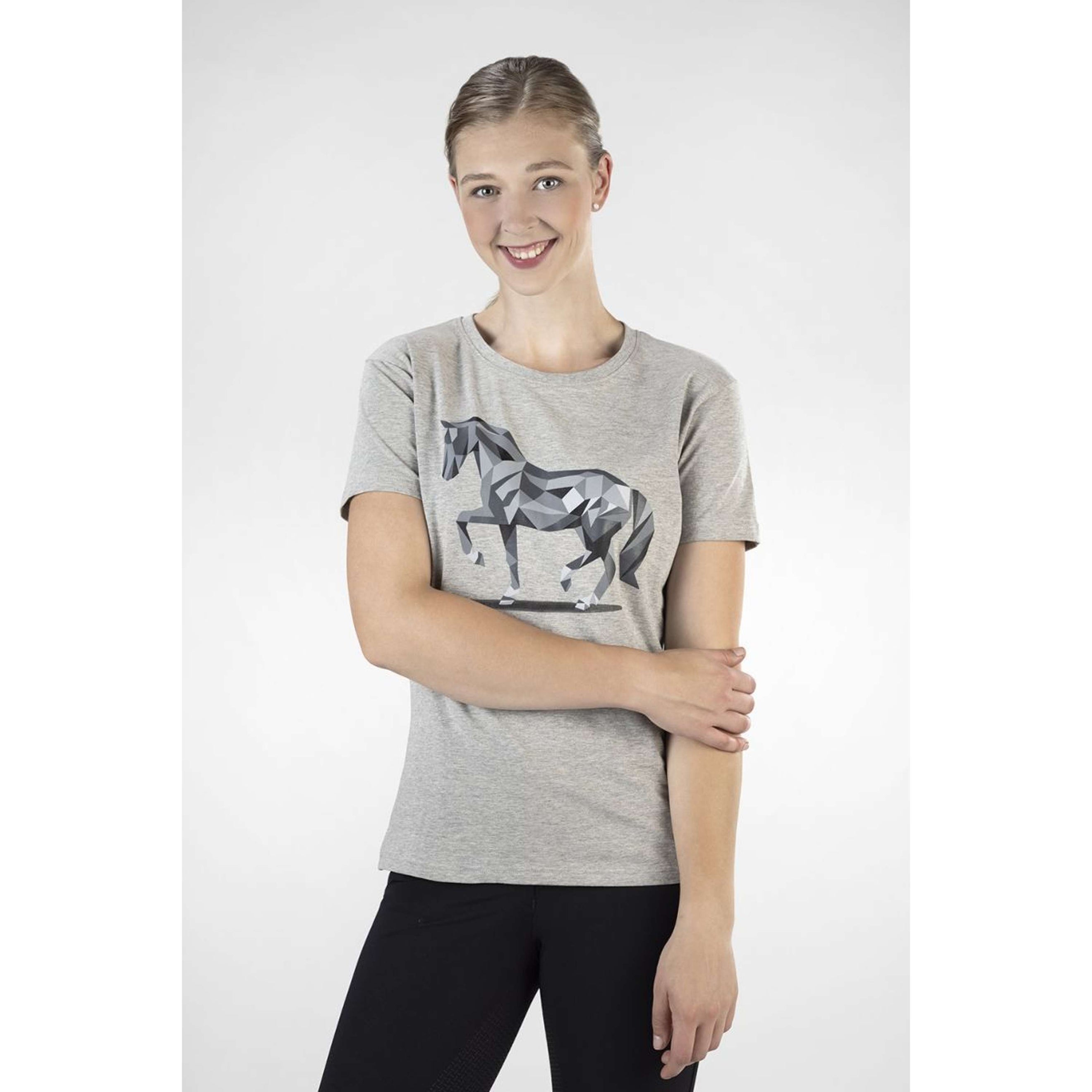 HKM T-Shirt Graphical Horse Gris clair/Melange HKM T-Shirt Graphical Horse Gris clair/Melange