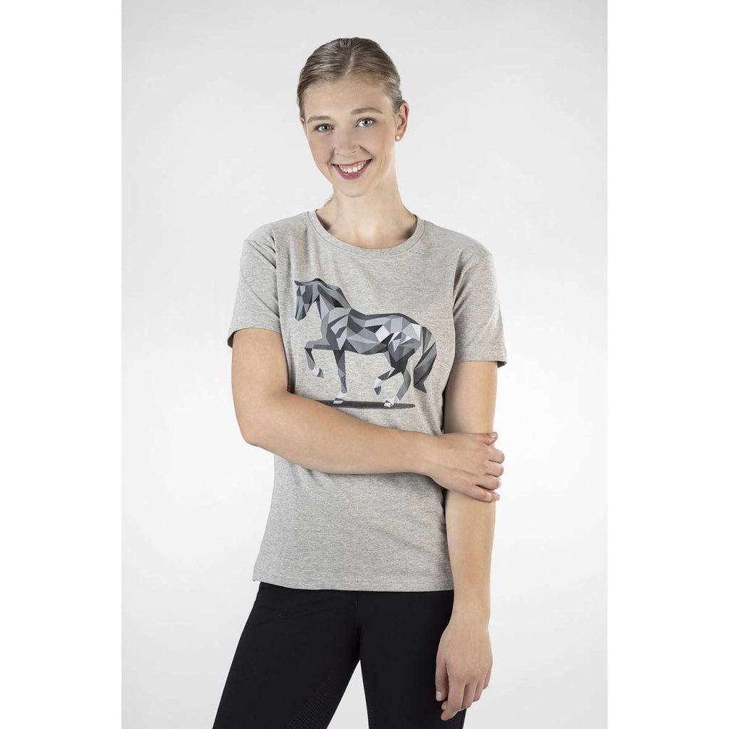 HKM T-Shirt Graphical Horse Gris clair/Melange