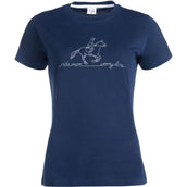 HKM T-Shirt Ride More Bleu Foncé