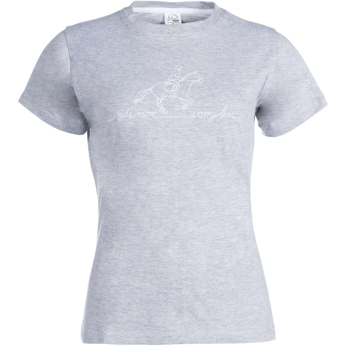 HKM T-Shirt Ride More Gris clair/Melange