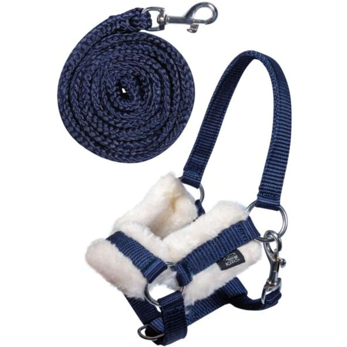 HKM Ensemble Licol Hobby Horsing Bleu Foncé