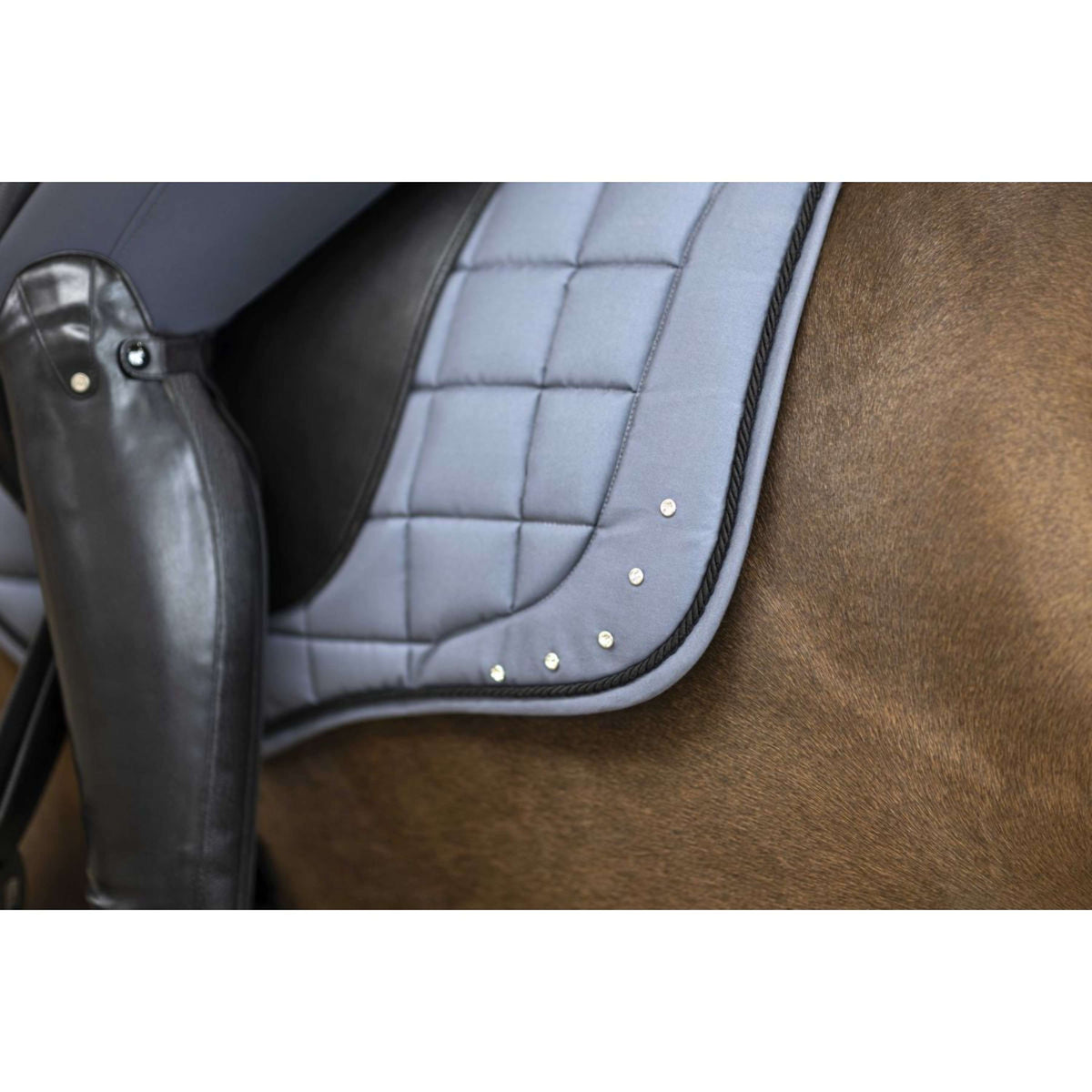 HKM Tapis de Selle Rosewood Dressage Gris