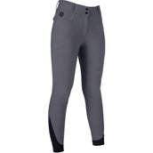 HKM RijbroekPantalon d'Équitation Keep Warm Full Grip Gris