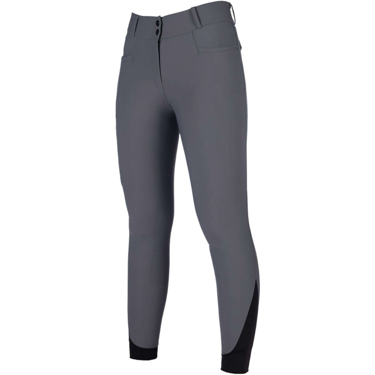 HKM RijbroekPantalon d'Équitation Keep Warm Full Grip Gris