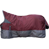 HKM OutdoordekenCouverture d'Extérieur Yukon 600D Soft 0g Rouge foncé/gris