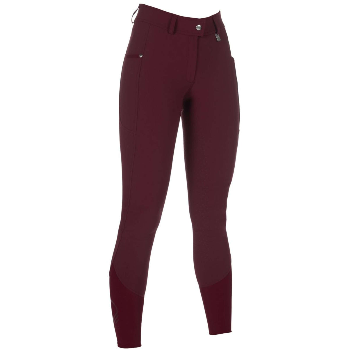 HKM Pantalon d'Équitation Livigno Lauria Garelli Full Grip Bordeaux