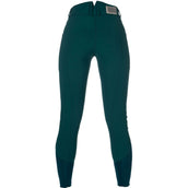 HKM RijbroekPantalon d'Équitation Livigno Full Grip Vert Foncé