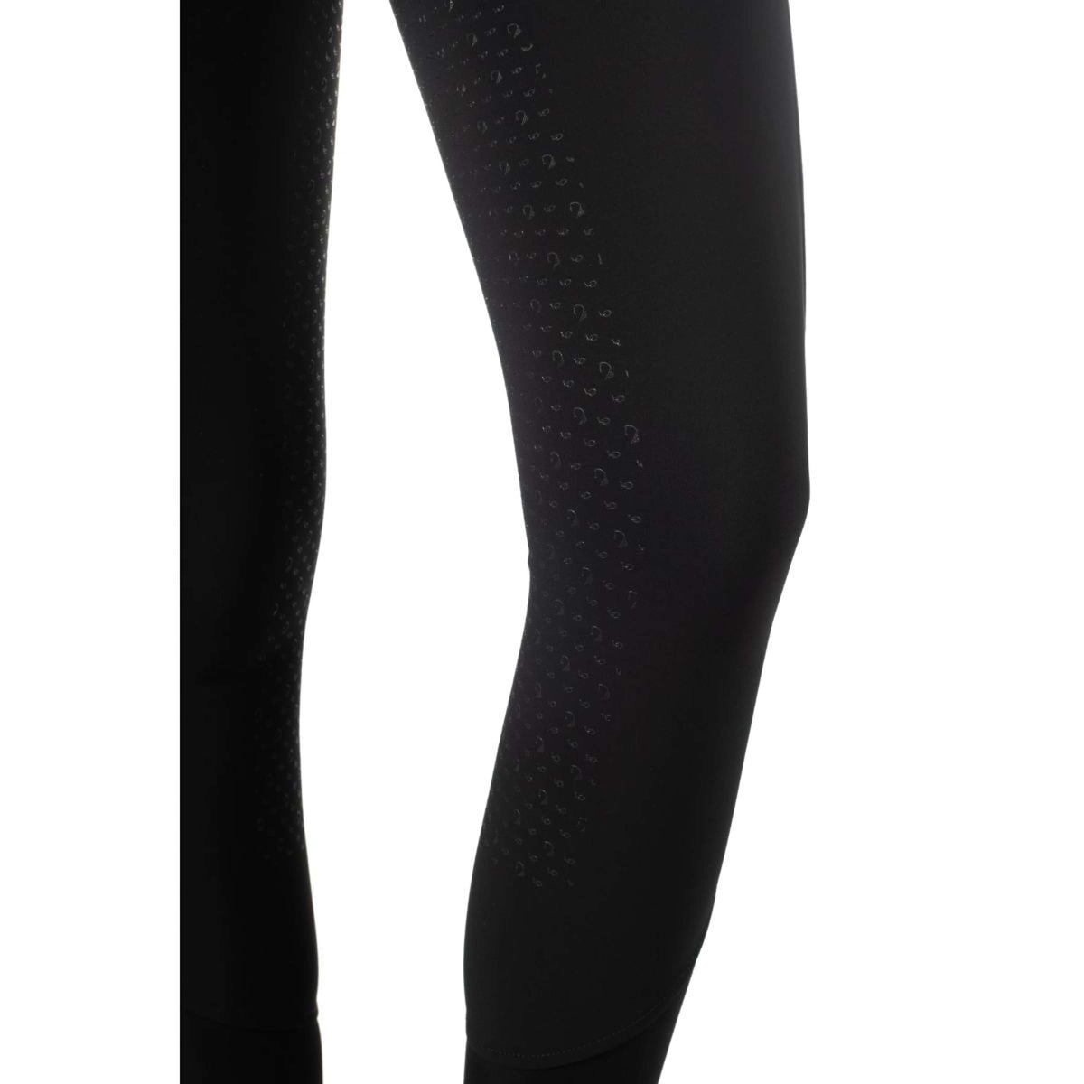 HKM Pantalon d'Équitation Livigno Lauria Garelli Full Grip Noir