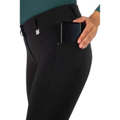 HKM Pantalon d'Équitation Livigno Lauria Garelli Full Grip Noir