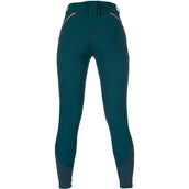 HKM RijbroekPantalon d'Équitation Livigno Sportive Full Grip Vert Foncé