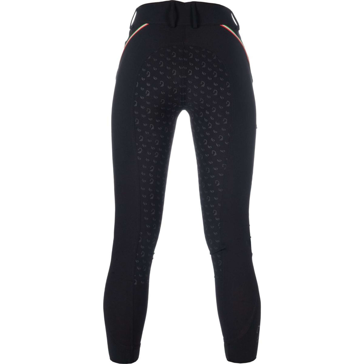 HKM RijbroekPantalon d'Équitation Livigno Sportive Full Grip Noir