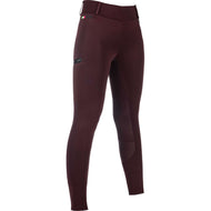 HKM Legging d'Équitation Livigno Lauria Garelli Full Grip Bordeaux