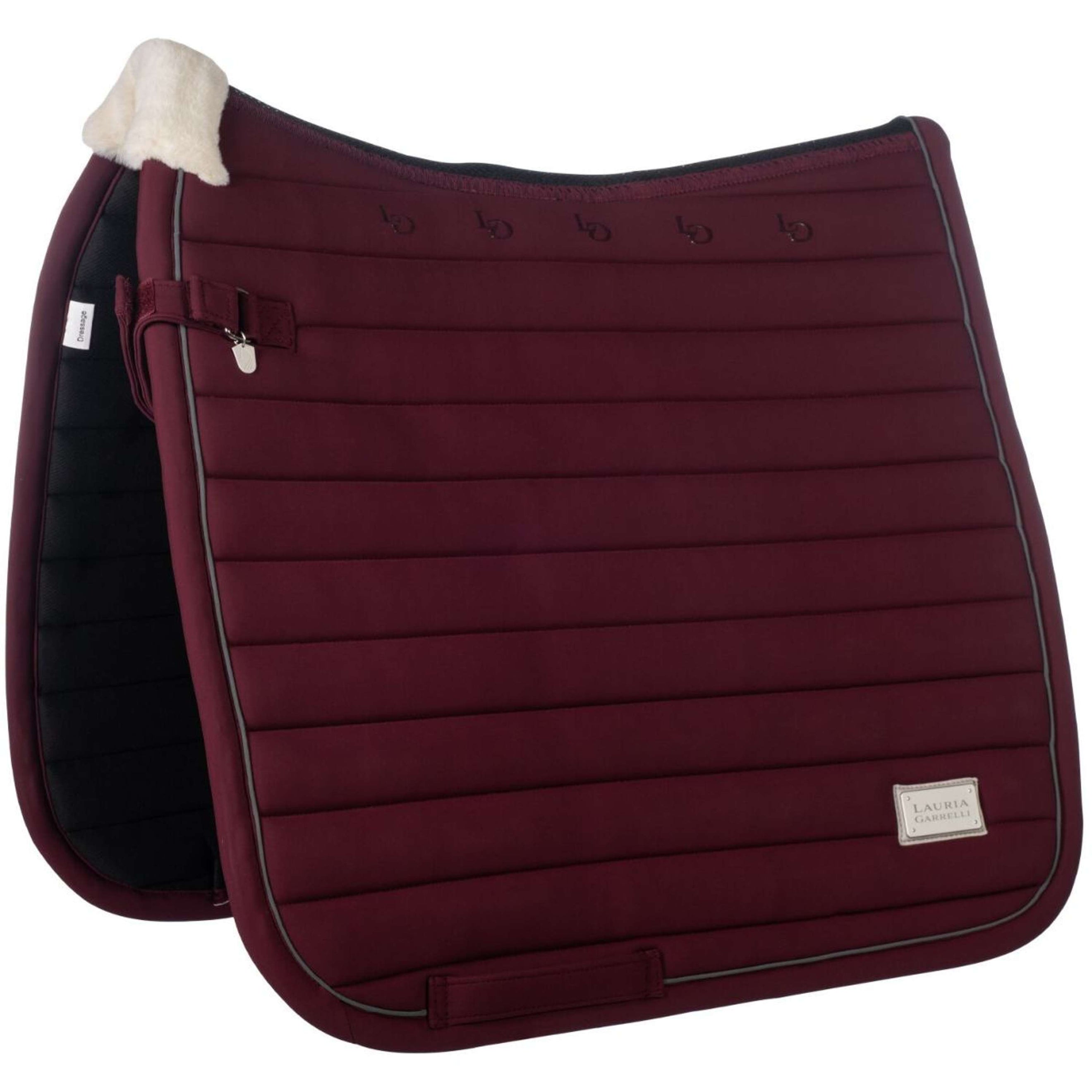 HKM ZadeldekjeTapis de Selle Livigno Elegance Dressage Bordeaux