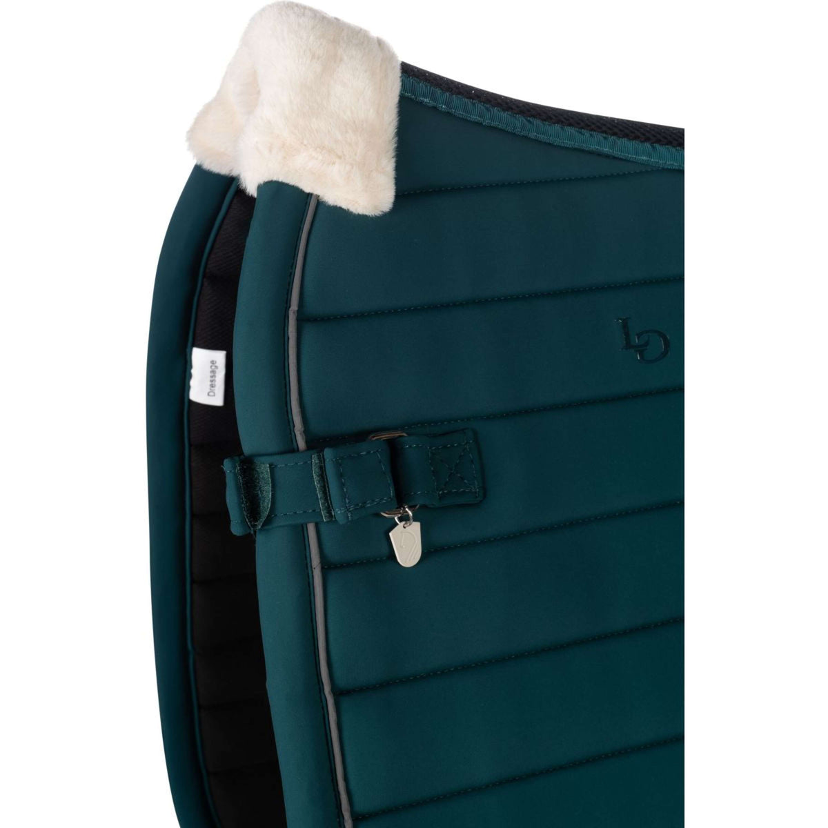 HKM ZadeldekjeTapis de Selle Livigno Elegance Dressage Vert Foncé