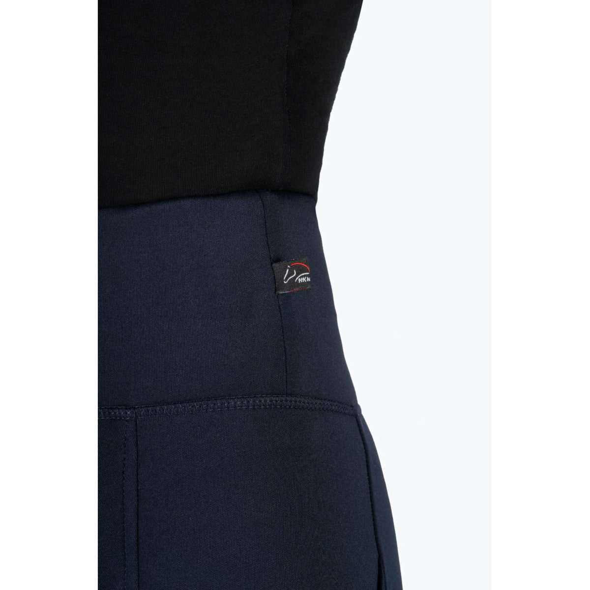 HKM RijleggingLegging d'Équitation Cosy II Full Grip Bleu Foncé