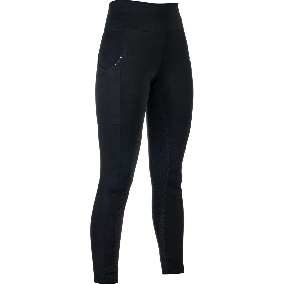 HKM RijleggingLegging d'Équitation Cosy II Full Grip Noir