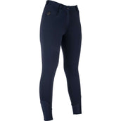 HKM RijbroekPantalon d'Équitation Comfort Full Grip Bleu Foncé