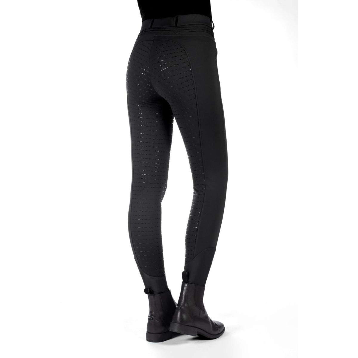 HKM RijbroekPantalon d'Équitation Comfort Full Grip Noir