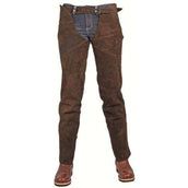 HKM Western Chaps Western Brisure Marron