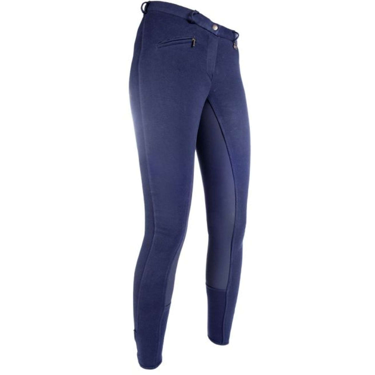 HKM Pantalon d'Équitation Basic Belmtex Grip Femmes Bleu Foncé