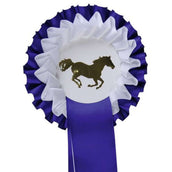 HKM Rosette 2 Couches Bleu/blanc