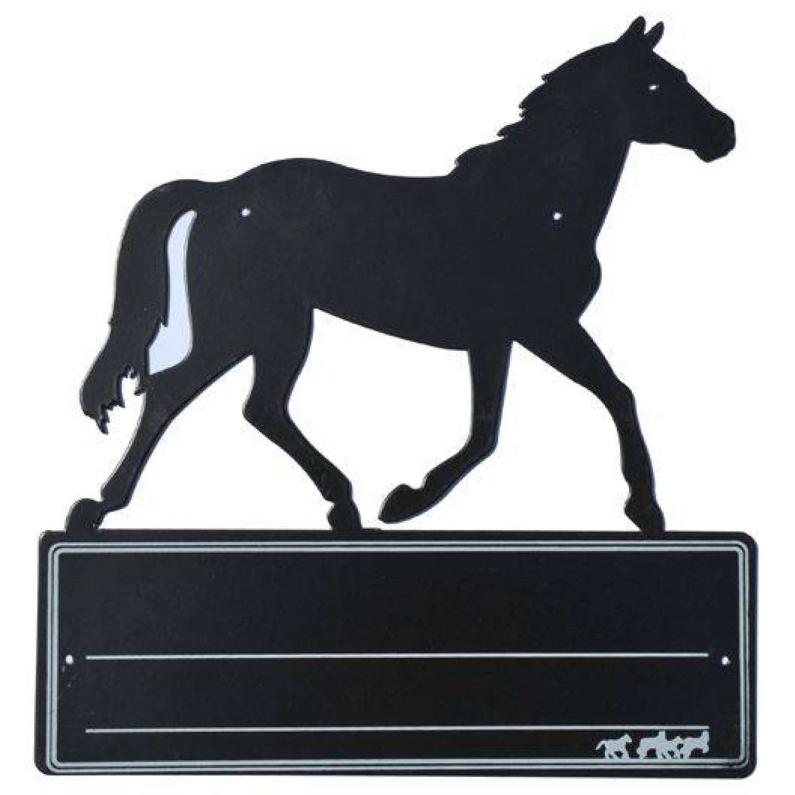 HKM Tableau Étable Cheval Noir HKM Tableau Étable Cheval Noir