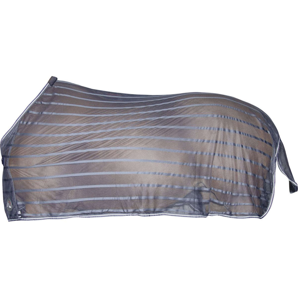 HKM Couverture Anti-Mouches Bleu Foncé/Gris