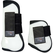 HKM Protèges-Tendons & Protèges-Boulets Blanc/Noir