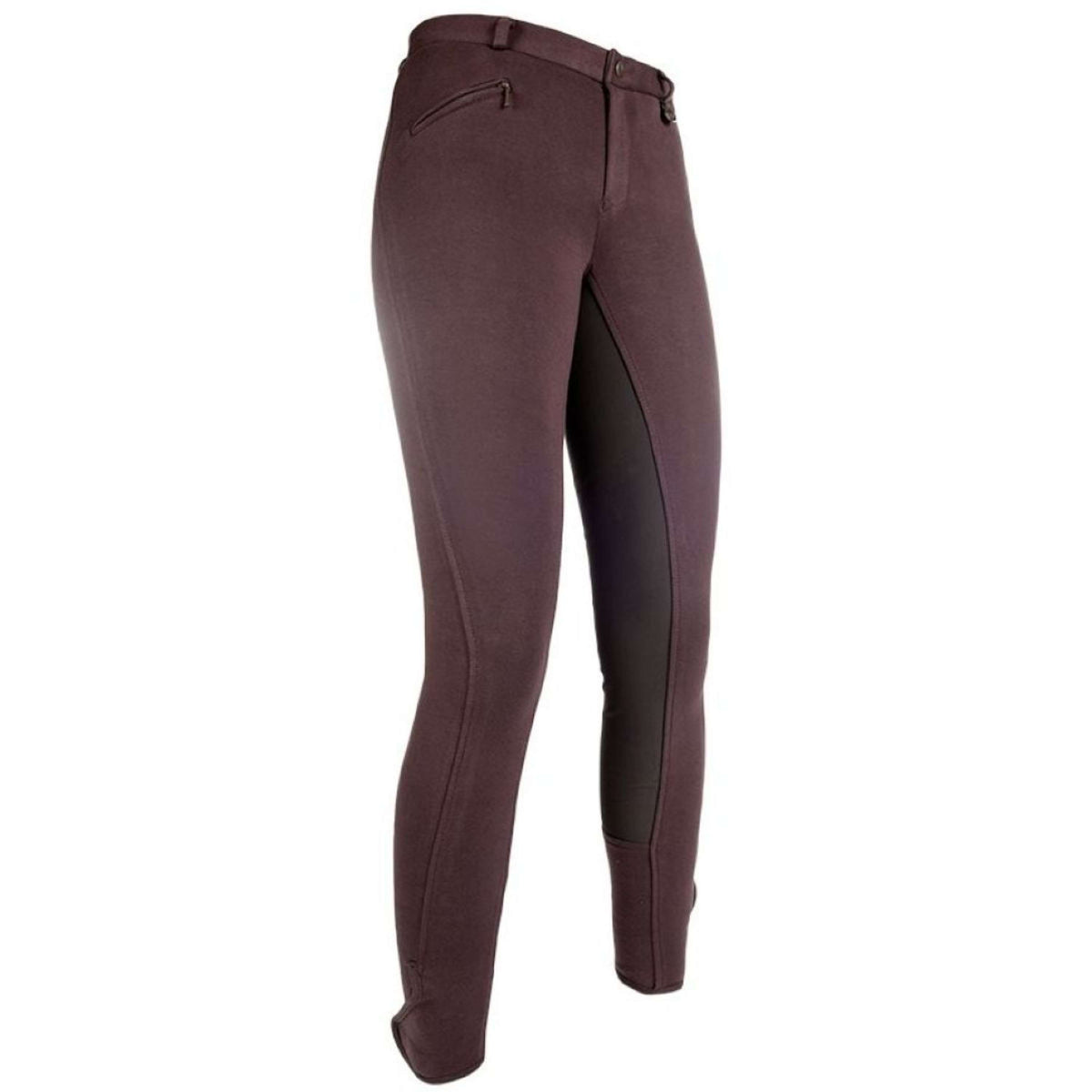 HKM Pantalon d'Équitation Basic Belmtex Grip Marron foncé