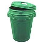 Tonneau à Nourriture avec Fermeture Pivotante 70L Vert