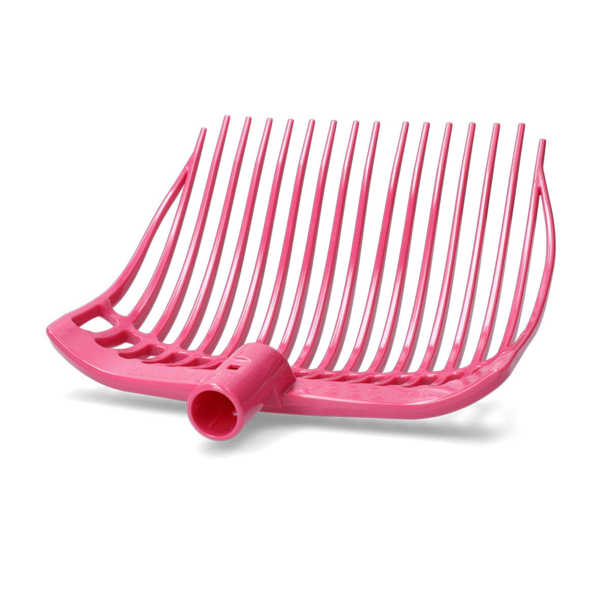 Agradi Fourche à Fumier Plastique Mini Sans Manche Rose