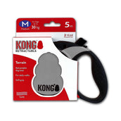 Kong Laisse Rétractable/gps Terrain 5 Cm Gris