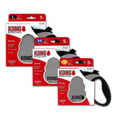 Kong Laisse Rétractable/gps Terrain 5 Cm Gris